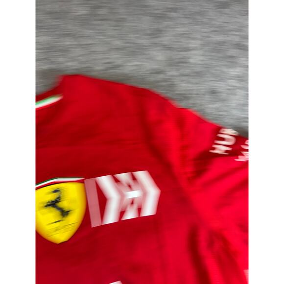 Puma Official Scuderia Ferrari Mission Winnow Racing Team T Shirt Mens XL Red - Picture 5 of 10